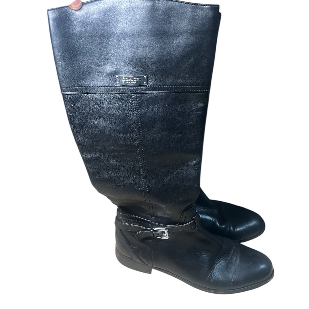 Coach Black Micah Tall Leather
Boots